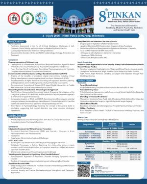 8th PINKAN 2026: Menyongsong Revolusi Neurosains dalam Psikiatri Modern
